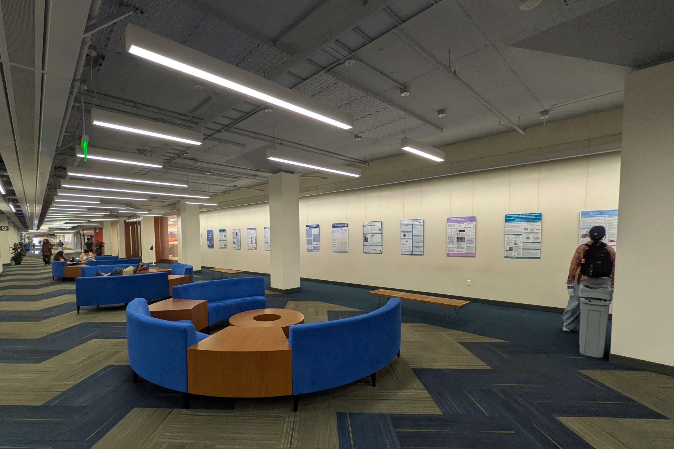 Image of student poster displayed at the library